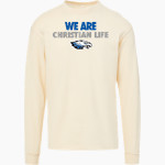 CHRISTIAN LIFE HIGH SCHOOL EAGLES <span class="pdp-name-mascot">CHRISTIAN LIFE EAGLES</span> MV Sport Men's Coastal Color Long Sleeve Tee Front Thumbnail