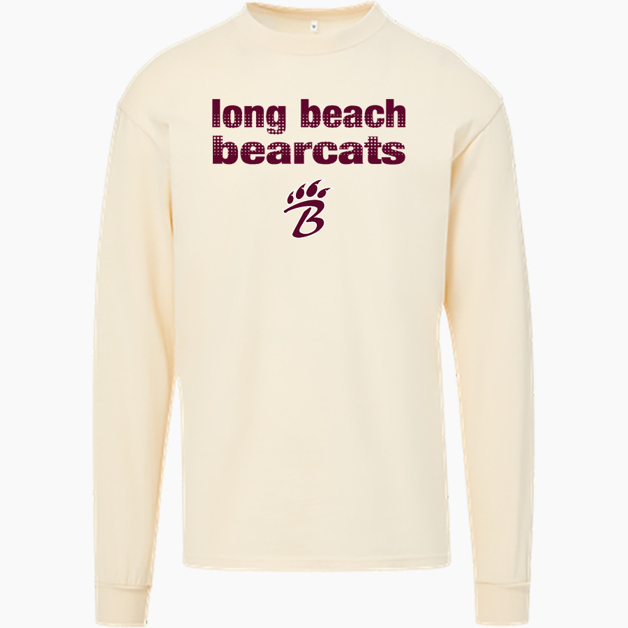 LONG BEACH HIGH SCHOOL BEARCATS <span class="pdp-name-mascot">LONG BEACH BEARCATS</span> MV Sport Men's Coastal Color Long Sleeve Tee
