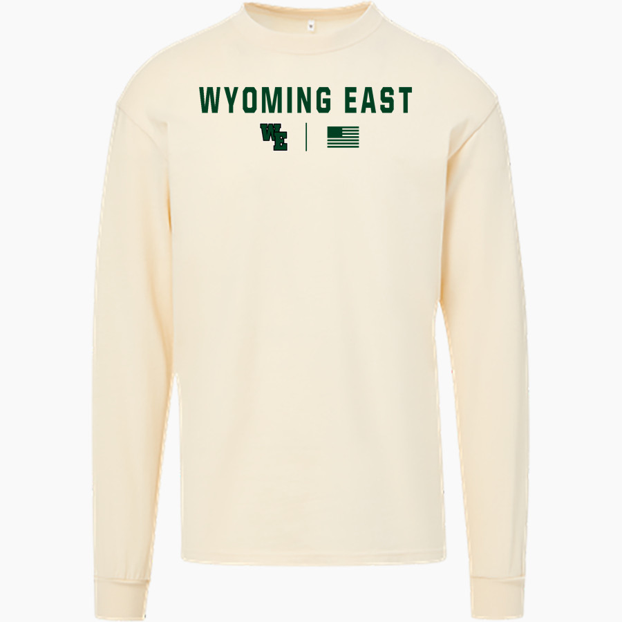 WYOMING EAST HIGH SCHOOL WARRIORS <span class="pdp-name-mascot">WYOMING EAST WARRIORS</span> MV Sport Men's Coastal Color Long Sleeve Tee