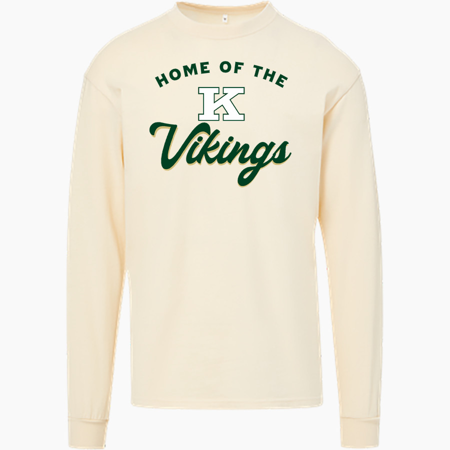 Kinston Vikings <span class="pdp-name-mascot">Kinston Vikings</span> MV Sport Men's Coastal Color Long Sleeve Tee