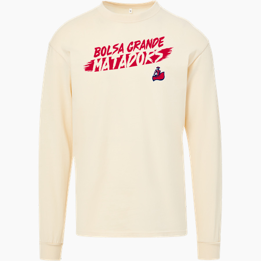 BOLSA GRANDE HIGH SCHOOL MATADORS <span class="pdp-name-mascot">BOLSA GRANDE MATADORS</span> MV Sport Men's Coastal Color Long Sleeve Tee