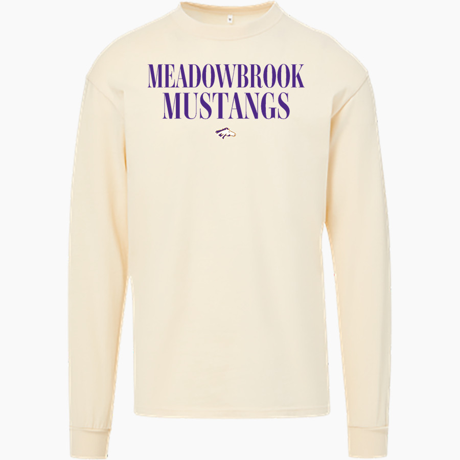 MEADOWBROOK ACADEMY MUSTANGS MV Sport Men's Coastal Color Long Sleeve Tee