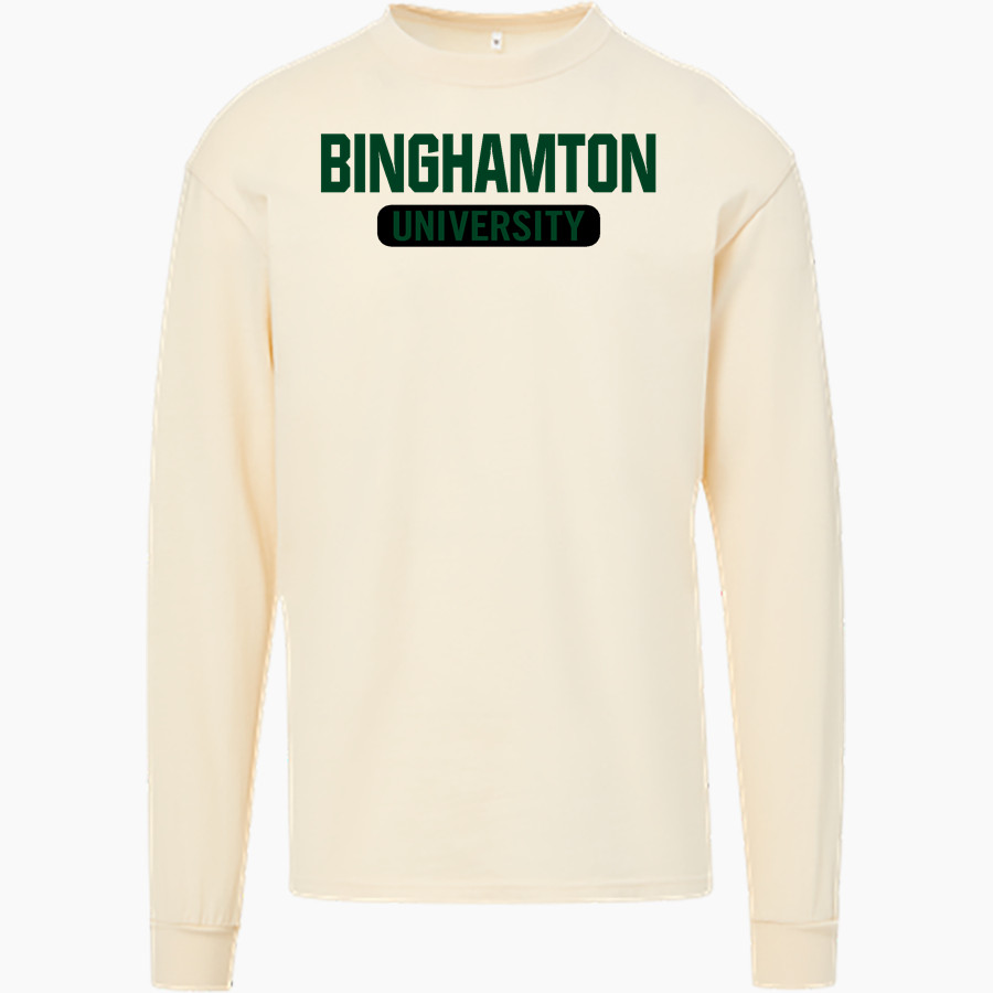Binghamton University MV Sport Men's Coastal Color Long Sleeve Tee