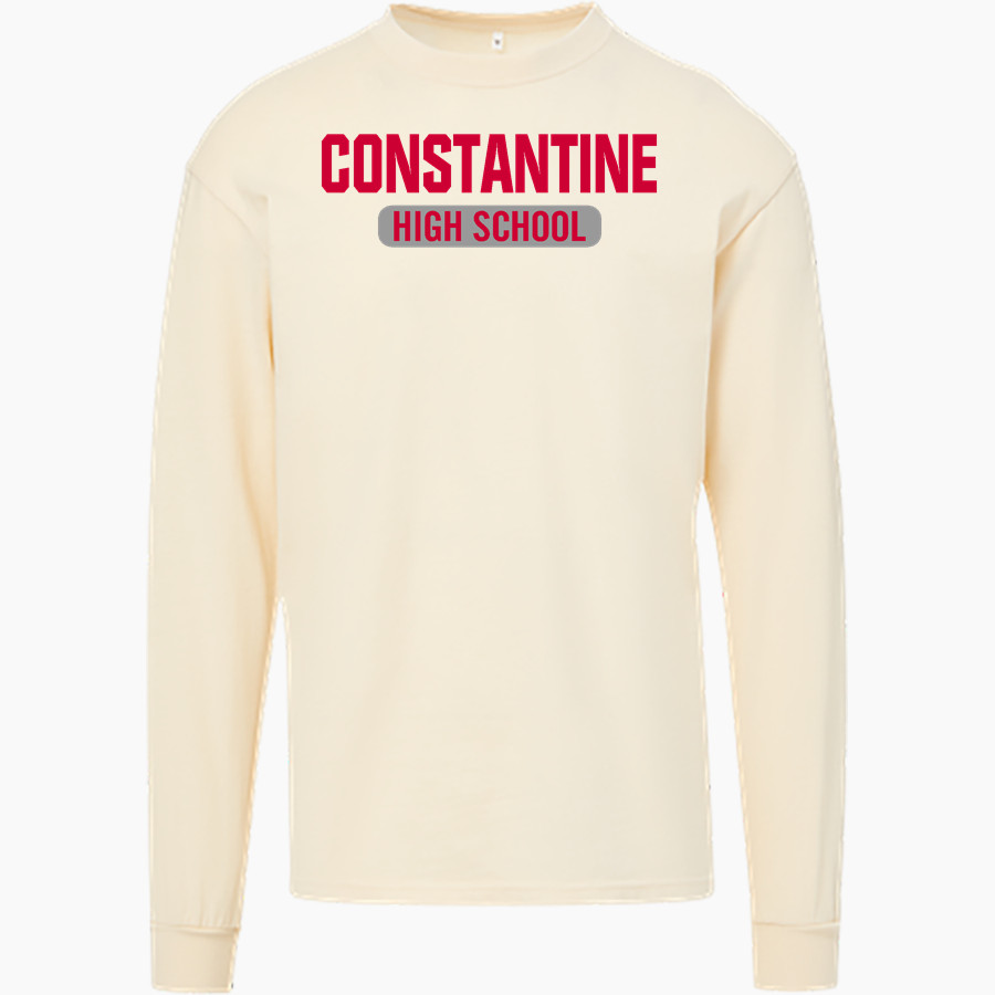 CONSTANTINE HIGH SCHOOL FALCONS <span class="pdp-name-mascot">CONSTANTINE FALCONS</span> MV Sport Men's Coastal Color Long Sleeve Tee