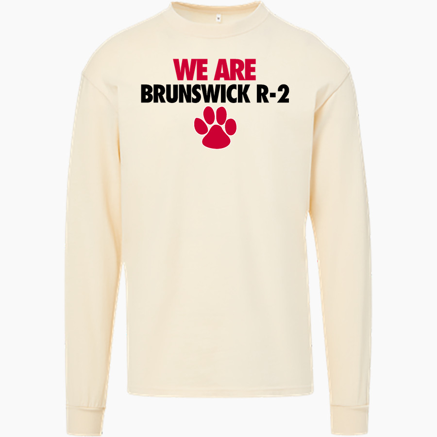 BRUNSWICK R-2 HIGH SCHOOL WILDCATS MV Sport Men's Coastal Color Long Sleeve Tee