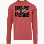 Belmont Abbey College The Official Store of the Crusaders MV Sport Men's Coastal Color Long Sleeve Tee Front Thumbnail