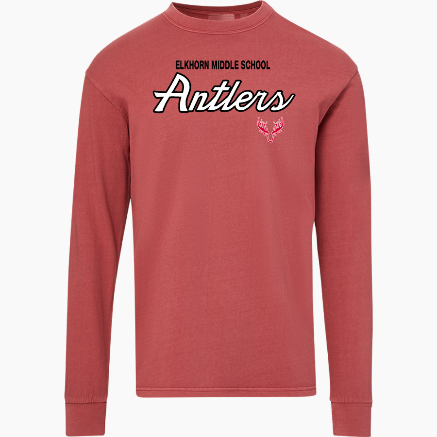 Elkhorn Middle School Antlers <span class="pdp-name-mascot">Elkhorn Antlers</span> MV Sport Men's Coastal Color Long Sleeve Tee