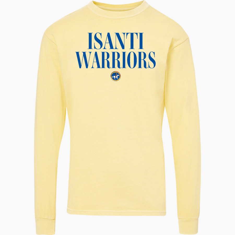 ISANTI HIGH SCHOOL WARRIORS <span class="pdp-name-mascot">SANTEE WARRIORS</span> MV Sport Men's Coastal Color Long Sleeve Tee