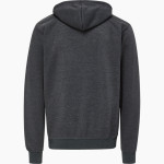 Goldsboro Cougars MV Sport Men's Retro Heather Full-Zip Hoodie Back Thumbnail