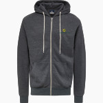Head-Royce Jayhawks MV Sport Men's Retro Heather Full-Zip Hoodie Front Thumbnail