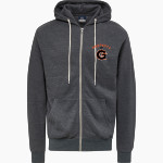 Giltner Hornets <span class="pdp-name-mascot">Giltner Hornets</span> MV Sport Men's Retro Heather Full-Zip Hoodie Front Thumbnail