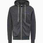 CROM 0 <span class="pdp-name-mascot">CROM Corp</span> MV Sport Men's Retro Heather Full-Zip Hoodie Front Thumbnail