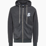 Brandeis Judges Online Store <span class="pdp-name-mascot">Brandeis Judges</span> MV Sport Men's Retro Heather Full-Zip Hoodie Front Thumbnail