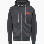 WARSAW HIGH SCHOOL TIGERS <span class="pdp-name-mascot">WARSAW TIGERS</span> MV Sport Men's Retro Heather Full-Zip Hoodie Front Thumbnail
