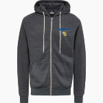 BRIAR CLIFF Chargers MV Sport Men's Retro Heather Full-Zip Hoodie Front Thumbnail