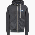 Penn College Wildcats Online Store <span class="pdp-name-mascot">Penn College Wildcats</span> MV Sport Men's Retro Heather Full-Zip Hoodie Front Thumbnail
