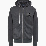 HERON LAKE-OKABENA Coyotes <span class="pdp-name-mascot">HERON LAKE - OKABENA Coyotes</span> MV Sport Men's Retro Heather Full-Zip Hoodie Front Thumbnail