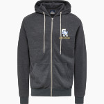 SMCHS Eagles MV Sport Men's Retro Heather Full-Zip Hoodie Front Thumbnail