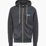 Faulkner University Eagles <span class="pdp-name-mascot">Faulkner University Eagles</span> MV Sport Men's Retro Heather Full-Zip Hoodie Front Thumbnail