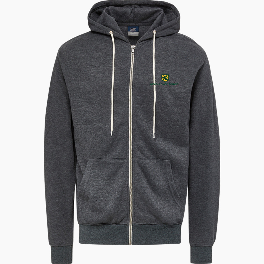 Head-Royce Jayhawks MV Sport Men's Retro Heather Full-Zip Hoodie