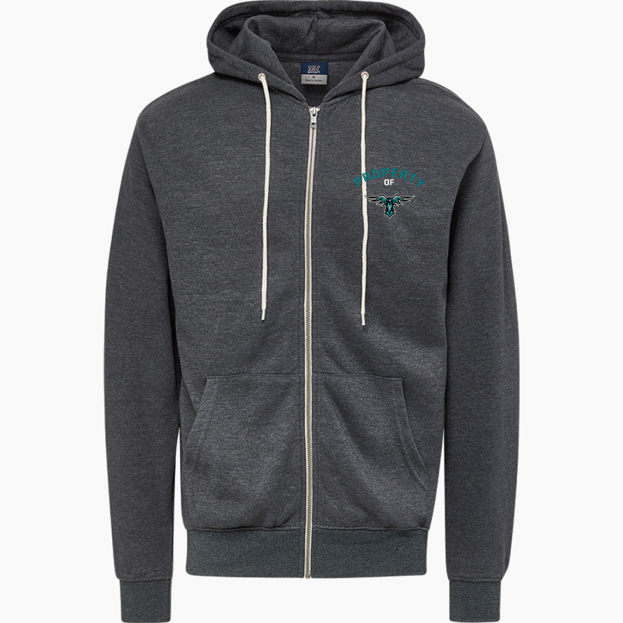 Mahnomen-Waubun THUNDERBIRDS <span class="pdp-name-mascot">Mahnomen-Waubun THUNDERBIRDS</span> MV Sport Men's Retro Heather Full-Zip Hoodie