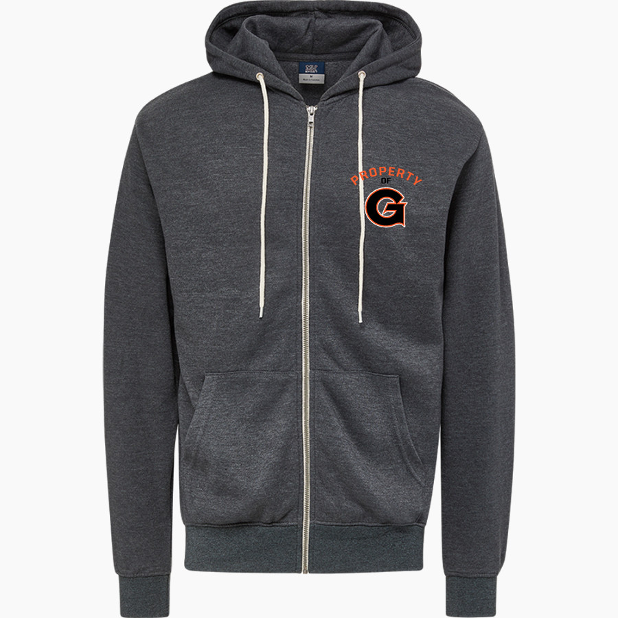 Giltner Hornets <span class="pdp-name-mascot">Giltner Hornets</span> MV Sport Men's Retro Heather Full-Zip Hoodie