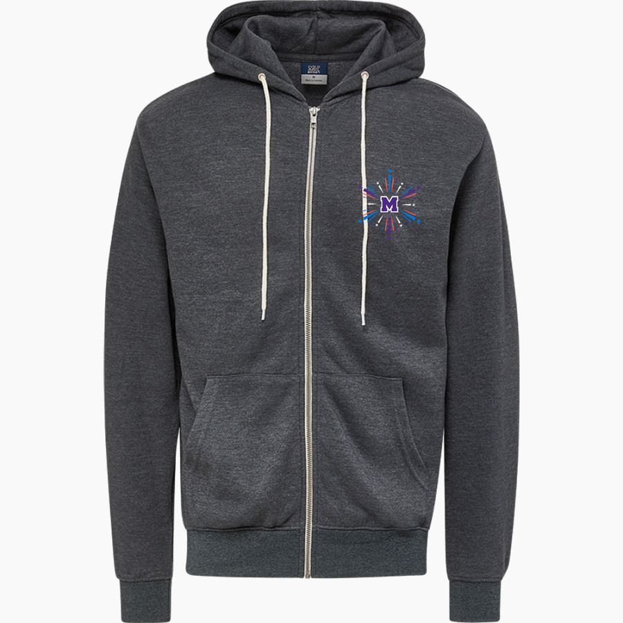 Merrillville Pirates <span class="pdp-name-mascot">Merrillville Pirates</span> MV Sport Men's Retro Heather Full-Zip Hoodie