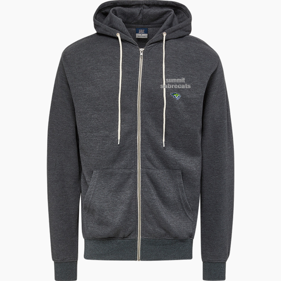 Summit Sabrecats <span class="pdp-name-mascot">Summit School Sabrecats</span> MV Sport Men's Retro Heather Full-Zip Hoodie