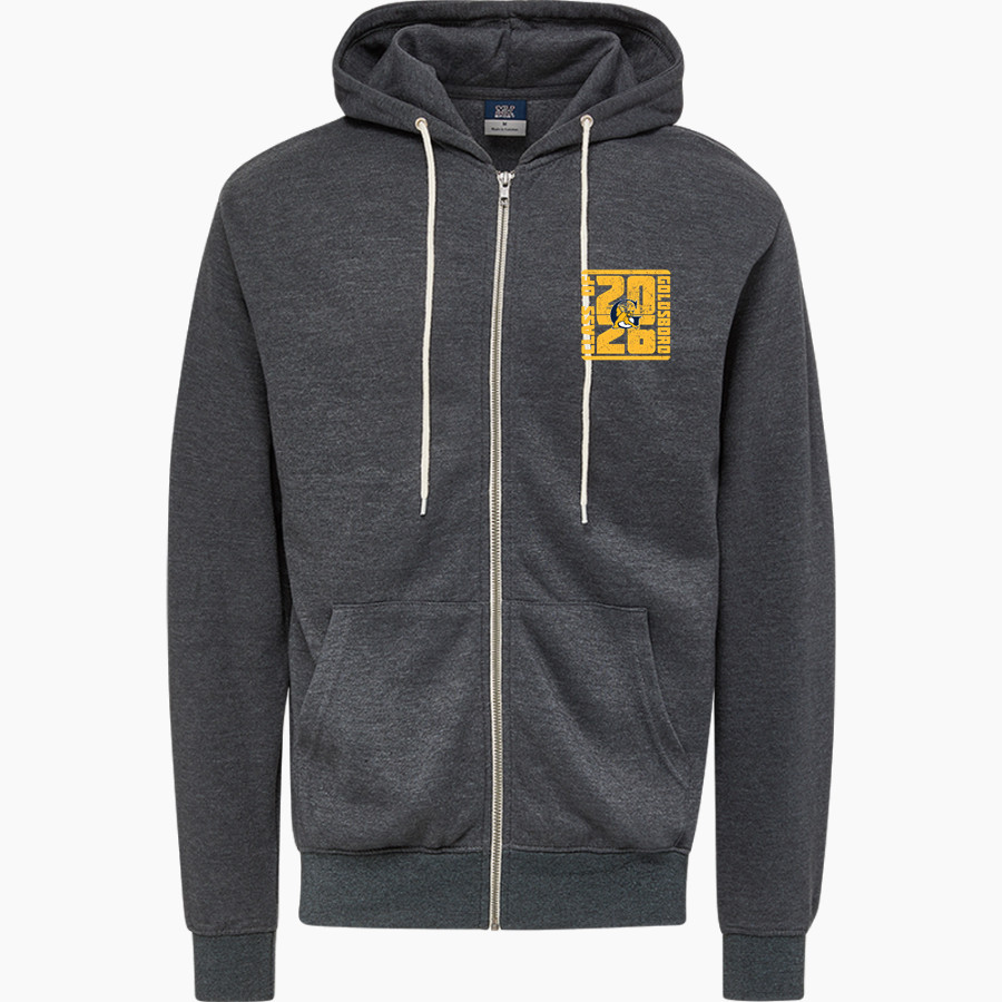 Goldsboro Cougars <span class="pdp-name-mascot">Goldsboro Cougars</span> MV Sport Men's Retro Heather Full-Zip Hoodie