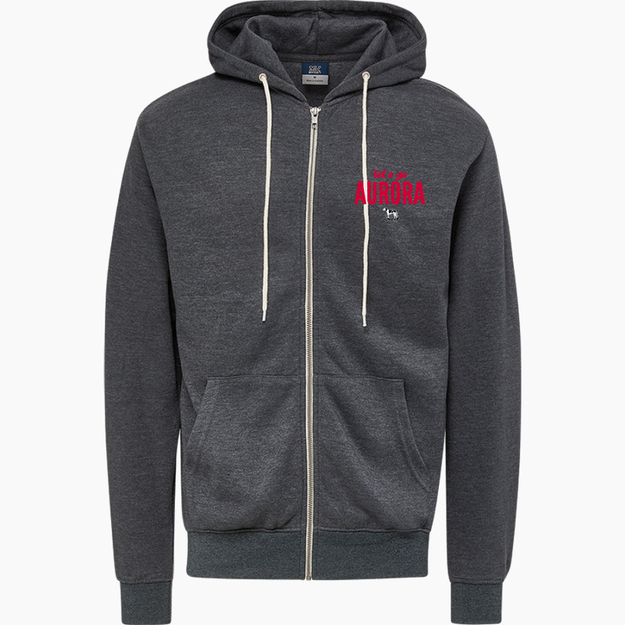 AURORA HIGH SCHOOL HOUN DAWGS <span class="pdp-name-mascot">AURORA HOUN DAWGS</span> MV Sport Men's Retro Heather Full-Zip Hoodie