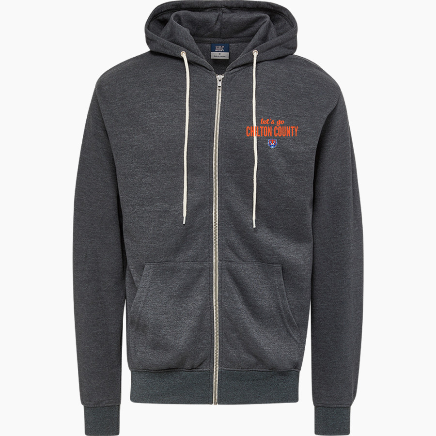 Chilton County Tigers <span class="pdp-name-mascot">Chilton County Tigers</span> MV Sport Men's Retro Heather Full-Zip Hoodie