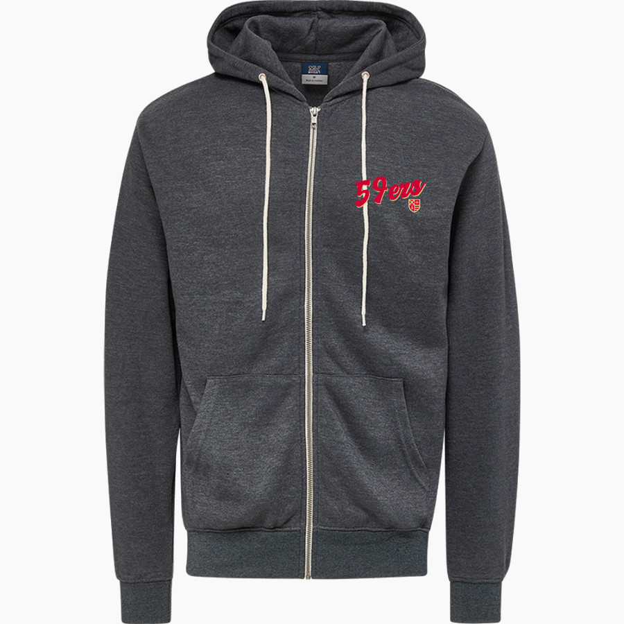 Andrean 59ers <span class="pdp-name-mascot">Andrean 59ers</span> MV Sport Men's Retro Heather Full-Zip Hoodie