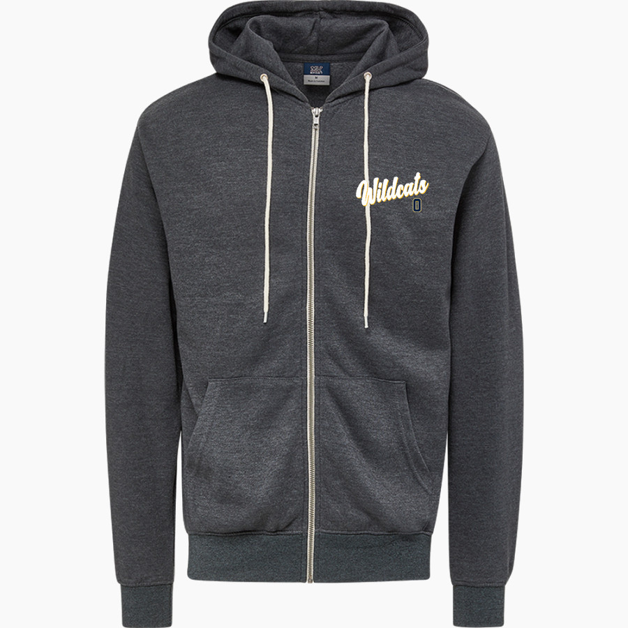 Oxford Wildcats <span class="pdp-name-mascot">Oxford Wildcats</span> MV Sport Men's Retro Heather Full-Zip Hoodie