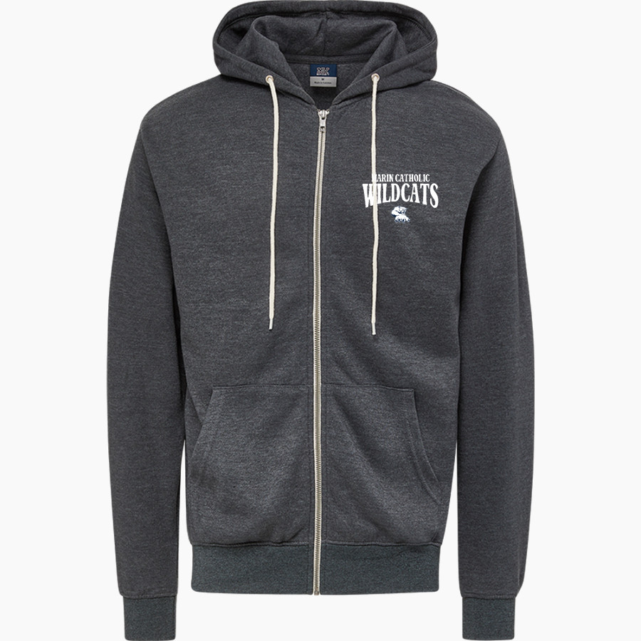 Marin Catholic Wildcats <span class="pdp-name-mascot">Marin Catholic Wildcats</span> MV Sport Men's Retro Heather Full-Zip Hoodie