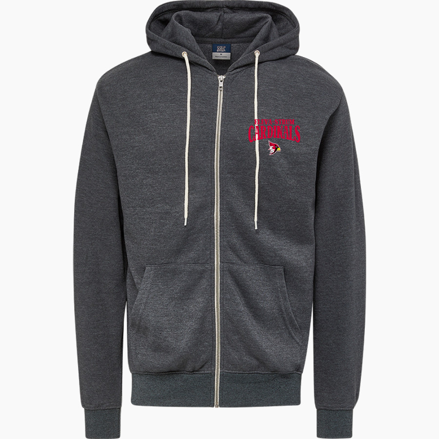 Eleva-Strum Cardinals MV Sport Men's Retro Heather Full-Zip Hoodie