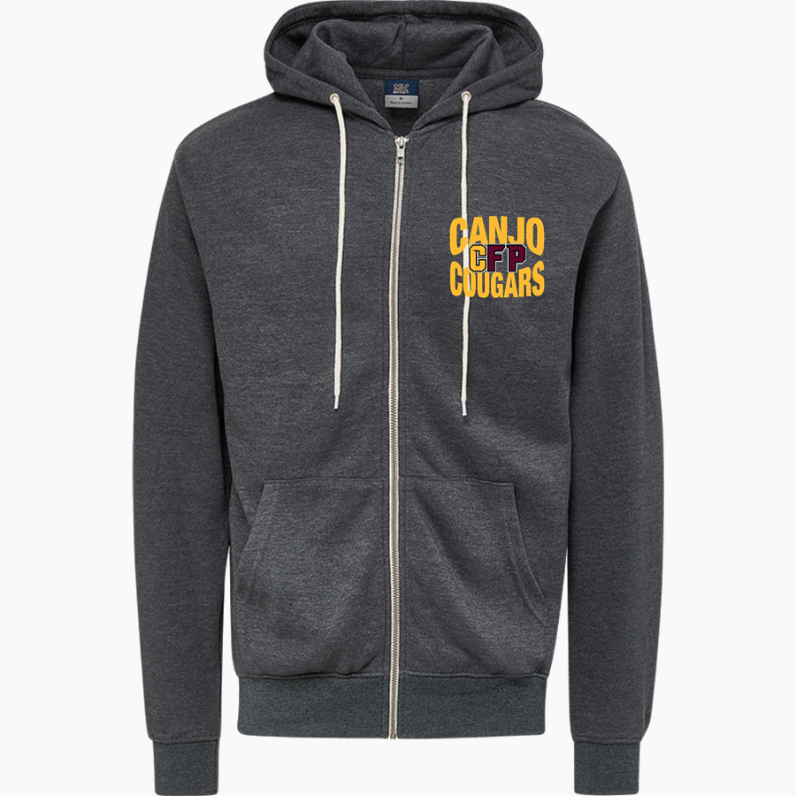 Canjo Cougars <span class="pdp-name-mascot">Canjo Cougars</span> MV Sport Men's Retro Heather Full-Zip Hoodie