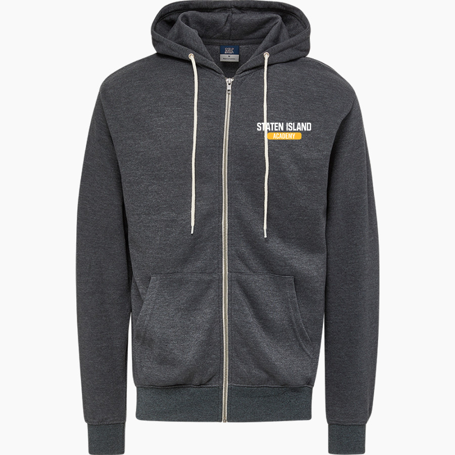 STATEN ISLAND ACADEMY The Official Store of the Tigers <span class="pdp-name-mascot">STATEN ISLAND ACADEMY TIGERS</span> MV Sport Men's Retro Heather Full-Zip Hoodie