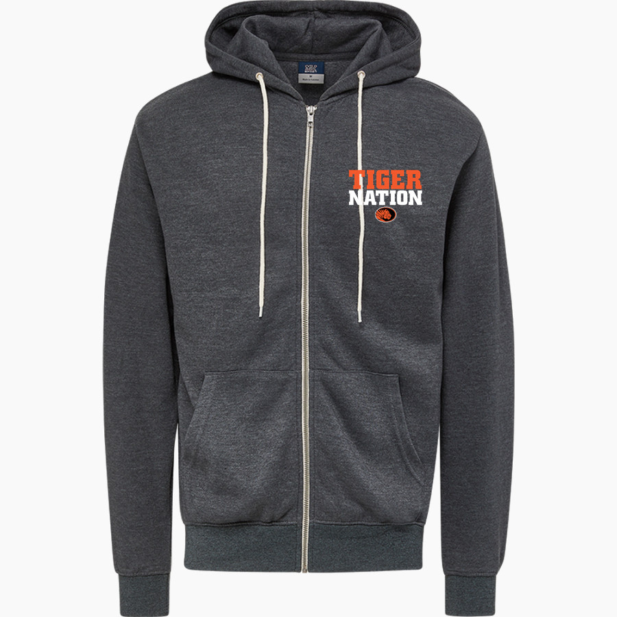 ECU Tigers <span class="pdp-name-mascot">East Central Tigers</span> MV Sport Men's Retro Heather Full-Zip Hoodie