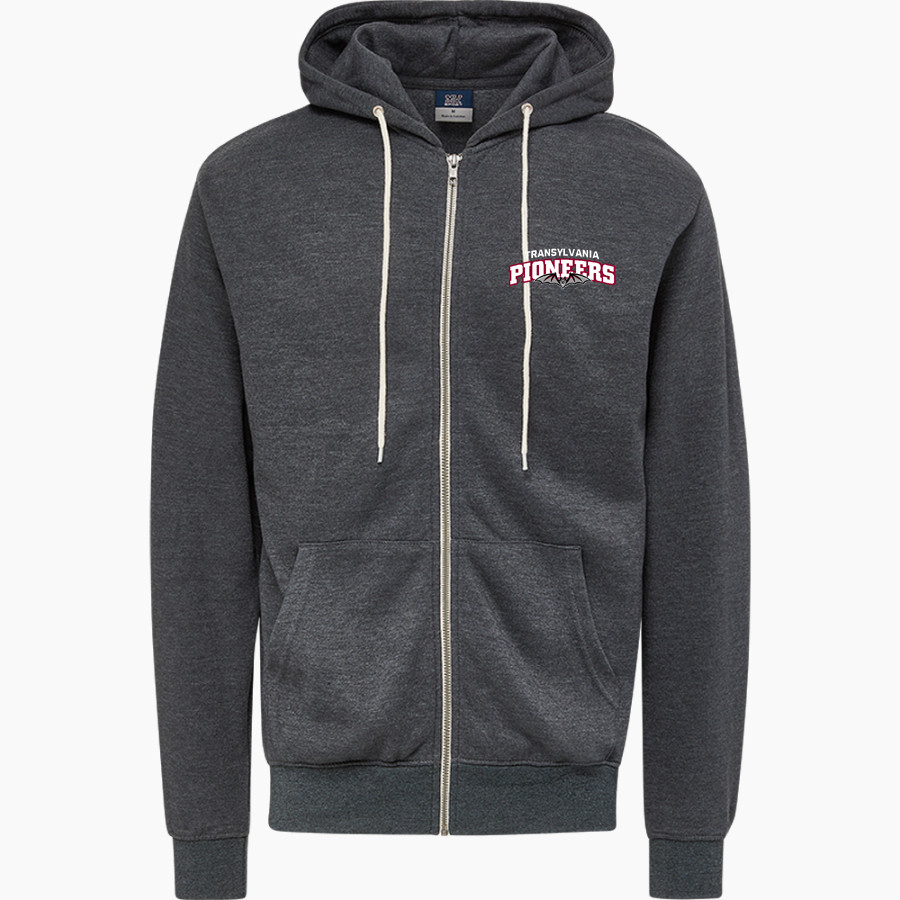 Transylvania University Official Store of the Pioneers <span class="pdp-name-mascot">Transylvania Pioneers</span> MV Sport Men's Retro Heather Full-Zip Hoodie