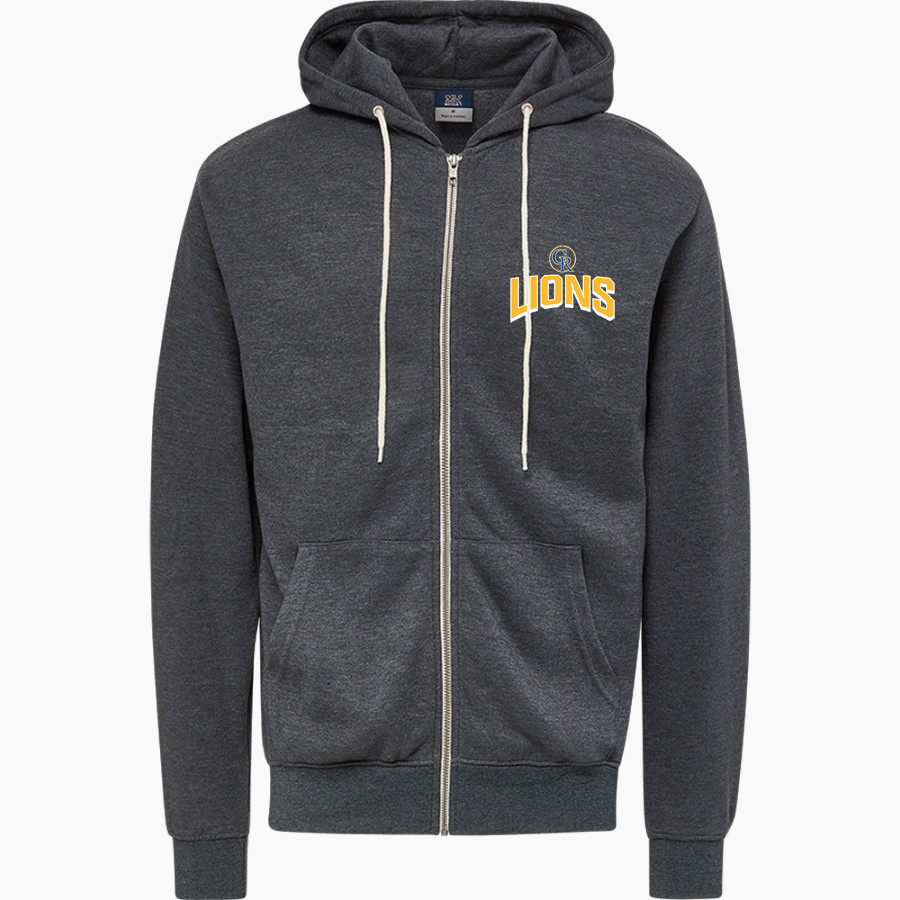 CHESTNUT RIDGE HIGH SCHOOL LIONS MV Sport Men's Retro Heather Full-Zip Hoodie