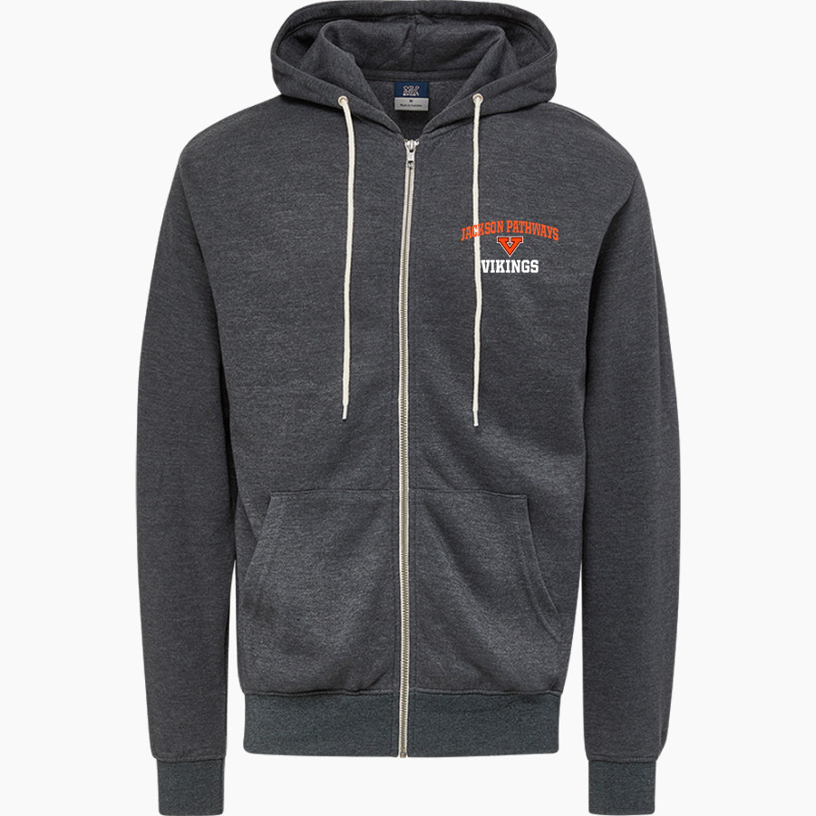 Jackson Pathways Vikings <span class="pdp-name-mascot">Jackson Pathways Vikings</span> MV Sport Men's Retro Heather Full-Zip Hoodie