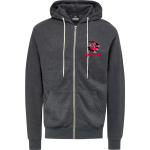 GLENS FALLS HIGH SCHOOL BLACK BEARS <span class="pdp-name-mascot">GLENS FALLS IBLACK BEARS</span> MV Sport Men's Retro Heather Full-Zip Hoodie Front Thumbnail