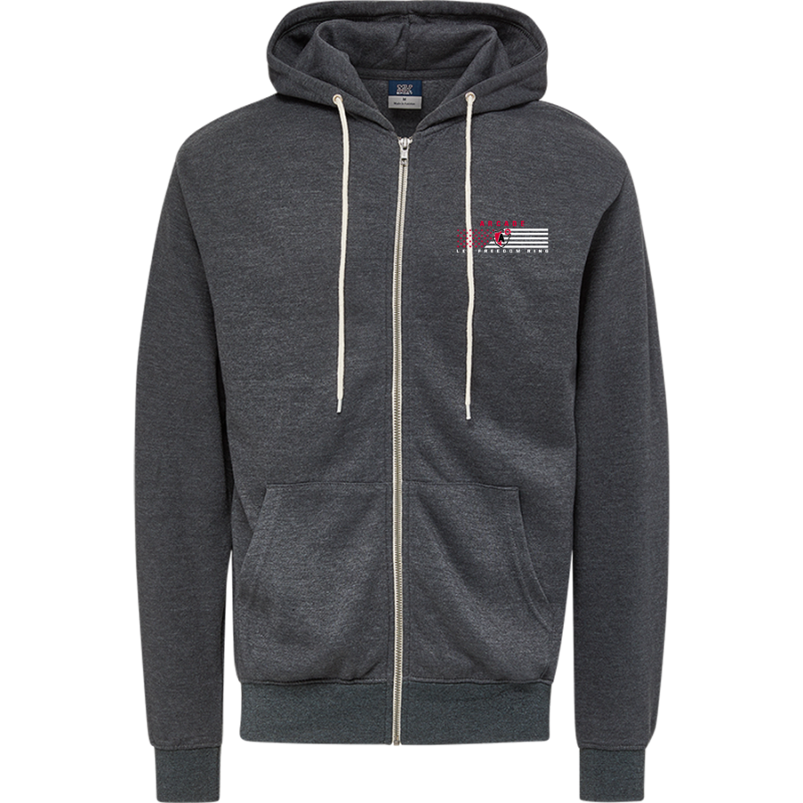 Arcade Fundamental Spartans <span class="pdp-name-mascot">Brad Arcade Fundamental Middle School Spartans</span> MV Sport Men's Retro Heather Full-Zip Hoodie