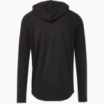 SWARTZ CREEK HIGH SCHOOL DRAGONS MV Sport Men's Miles Slub Hooded Long Sleeve Tee Back Thumbnail