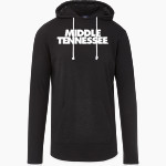 MTSU Blue Raiders <span class="pdp-name-mascot">MTSU Blue Raiders</span> MV Sport Men's Miles Slub Hooded Long Sleeve Tee Front Thumbnail