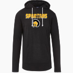 MARIAN CATHOLIC HIGH SCHOOL SPARTANS <span class="pdp-name-mascot">MARIAN SPARTANS</span> MV Sport Men's Miles Slub Hooded Long Sleeve Tee Front Thumbnail