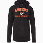 LAKE CITY HIGH SCHOOL TIGERS <span class="pdp-name-mascot">LAKE CITY TIGERS</span> MV Sport Men's Miles Slub Hooded Long Sleeve Tee Front Thumbnail