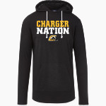 CLARK HIGH SCHOOL CHARGERS <span class="pdp-name-mascot">CLARK CHARGERS</span> MV Sport Men's Miles Slub Hooded Long Sleeve Tee Front Thumbnail
