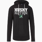 MONADNOCK REGIONAL MIDDLE HIGH SCHOOL HUSKIES <span class="pdp-name-mascot">MONADNOCK REGIONAL HUSKIES</span> MV Sport Men's Miles Slub Hooded Long Sleeve Tee Front Thumbnail