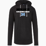 MIDLAKES HIGH SCHOOL SCREAMING EAGLES <span class="pdp-name-mascot">MIDLAKES SCREAMING EAGLES</span> MV Sport Men's Miles Slub Hooded Long Sleeve Tee Front Thumbnail